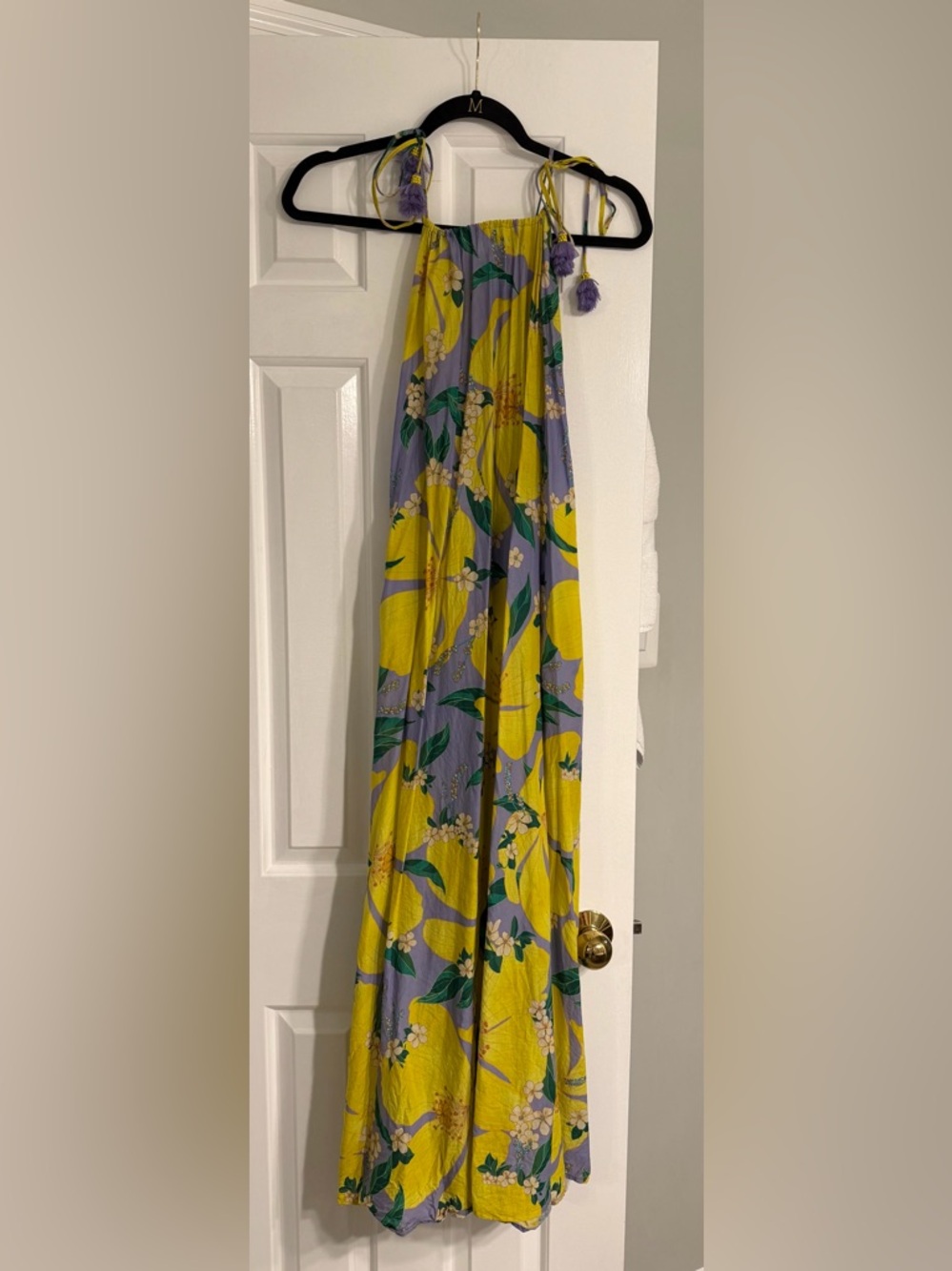 Farm Rio Pietra Floral Lilac Dress - Picture 6 of 7
